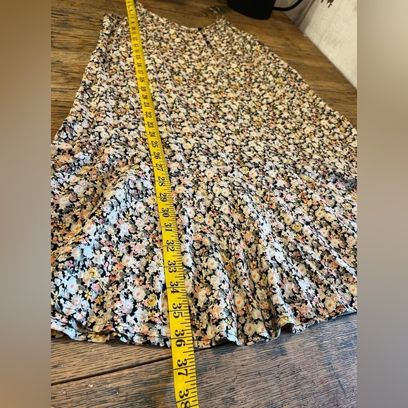 Floral Sleeveless Dress - PIECES size S - Picture 6 of 9